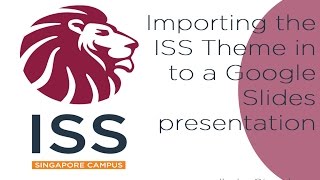 Importing Theme in to Google Slides