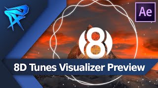 8D Tunes | Visualizer full preview [FREE TEMPLATE]