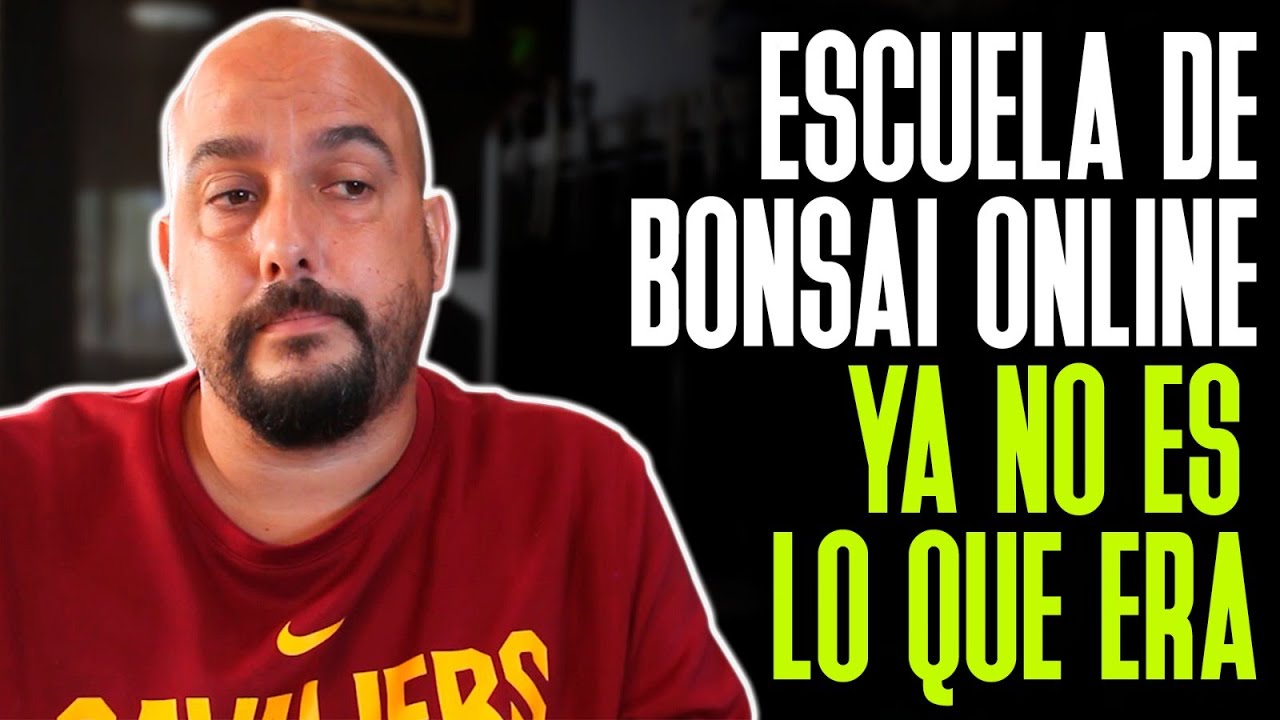 Escuela de Bonsai Online ya no es lo que era YouTube