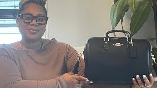 UNBOX THE AFFORDABLE COACH ROWAN LARGE SATCHEL, @coach  #coach  #coachhandbag #unboxing #luxury