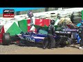 Daniel Ricciardo and Alex Albon CRASH brings out RED FLAG on first lap 😲💥 | Japanese Grand Prix