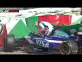 Daniel Ricciardo and Alex Albon CRASH brings out RED FLAG on first lap 😲💥 | Japanese Grand Prix