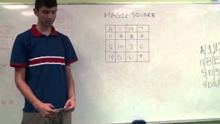 Harmony STEM PBL- Magic Square