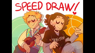 Speed Draw-Spongebob &amp; Hamilton