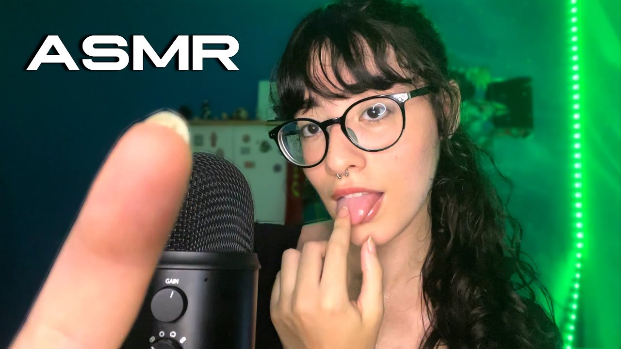 ASMR 1 HORA | Spit Painting Your Face (wet mouth sounds) no talking 💤
