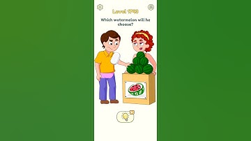Dop 2 | Level 1743 | Which watermelon will he choose? | Delete one part | ‎@Dop2Gaming1122 | #Dop2