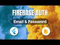 Implement Firebase Auth in Flutter 2026 | Email &amp; Password | Sign up &amp; Login | Firebase Flutter