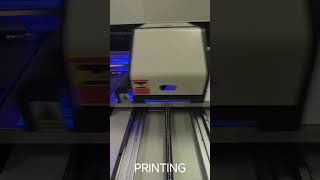 Small size uv printer with ccd visual positioning scan camera