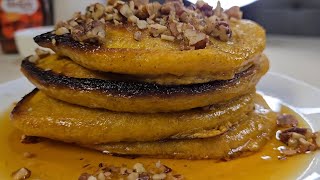 PUMPKIN Pecan Pancakes
