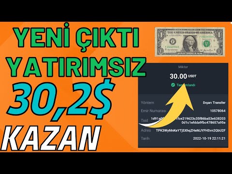 Yeni Çıktı Yatırımsız 30$ Kazan - (KANITLI VİDEO ) İnternetten Para Kazanma Yolları 2022