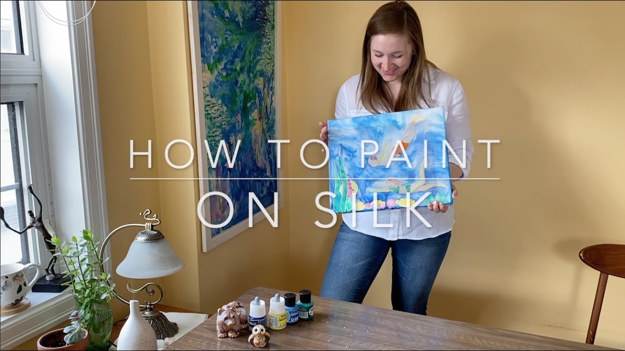 How to Paint on Fabric? SilkPainting YouTube