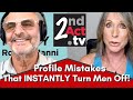 Dating Over 50: Online Dating Profile Mistakes That Immediately Turn Men Off!