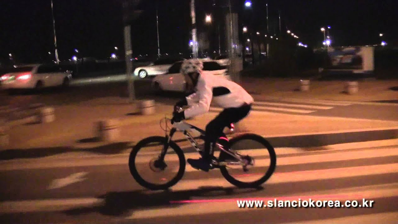 SLANCIO Bike Bicycle Laser Beam Rear Tail Light YouTube