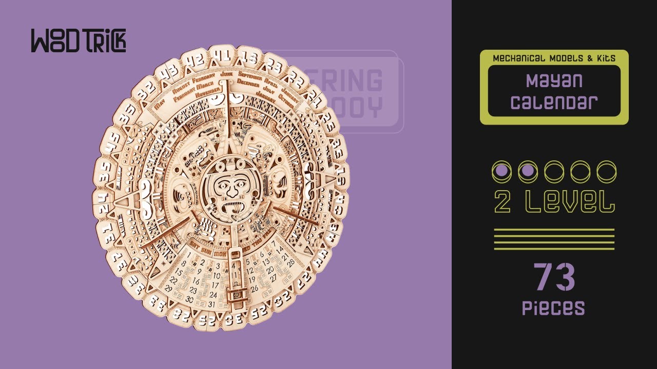 Assembly of model "Mayan Calendar" - YouTube.