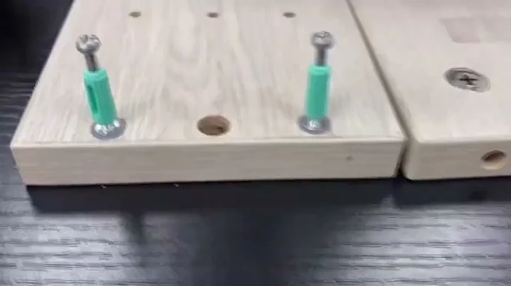 How to use minifix screw cam lock bolt nut set for joining fasten wood board panels
