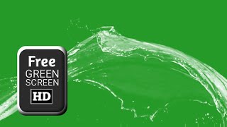 Water splash green screen effect video | Green screen water video | Green screen video