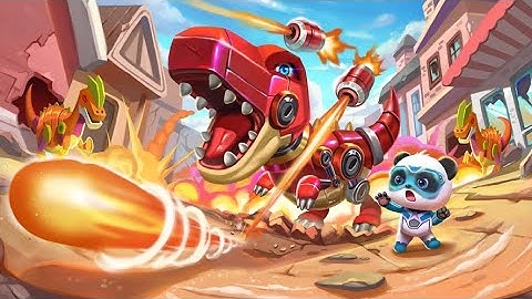 Little Baby Panda Discovers Dinosaur Fossils