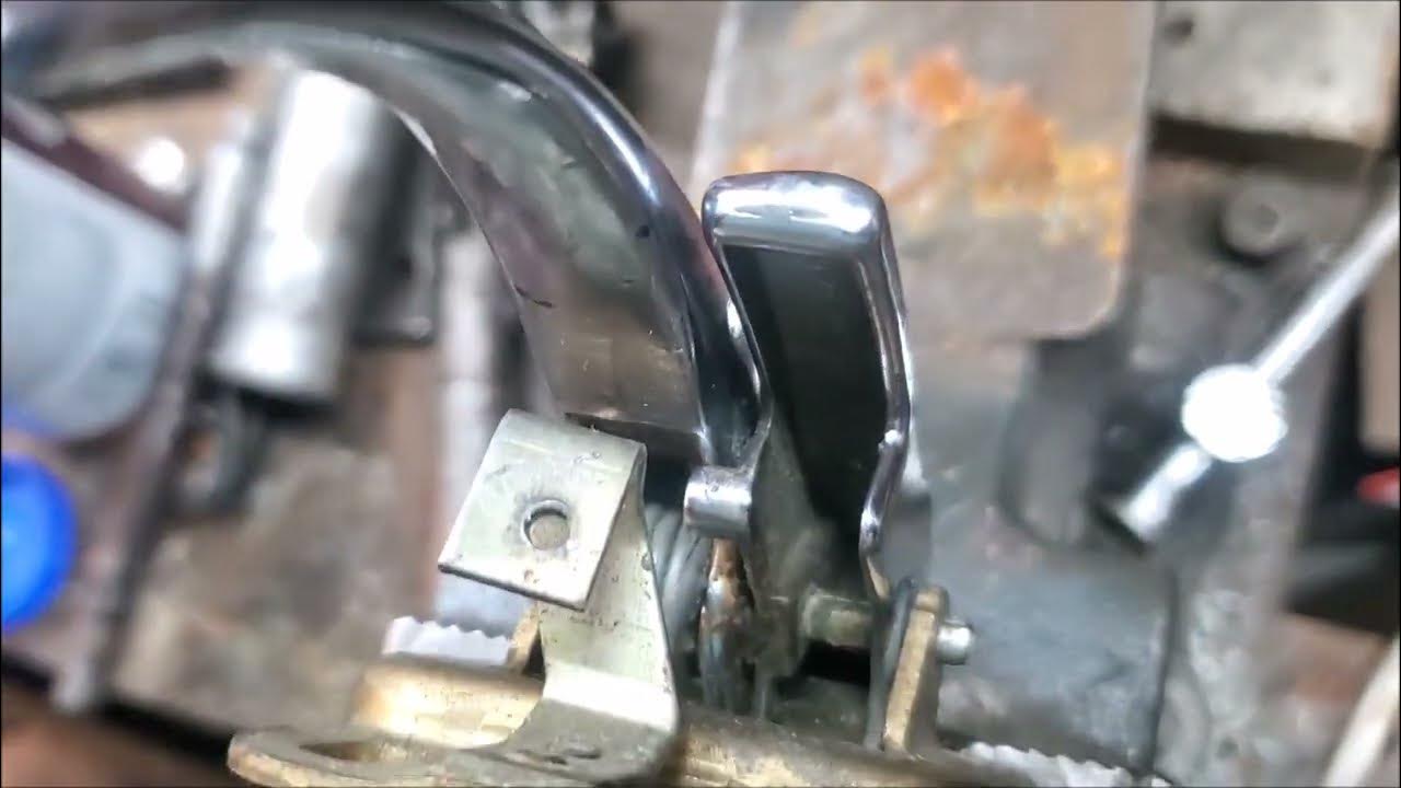 Triumph Stag Interior door handle lock lever broken YouTube