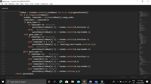 Cartesian Genetic Programming Artificial Neural Networks from Scratch in Python