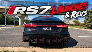 2021 Audi RS7 Launches & Revs 🔥 | 4.0L Twin-Turbo V8 Sound