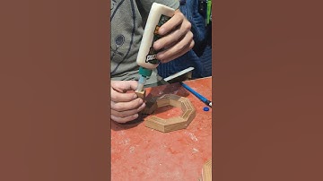 Glueing up segmented rings  #segmentedwoodturning #woodworking #woodwork #segmentedbowl #glueup