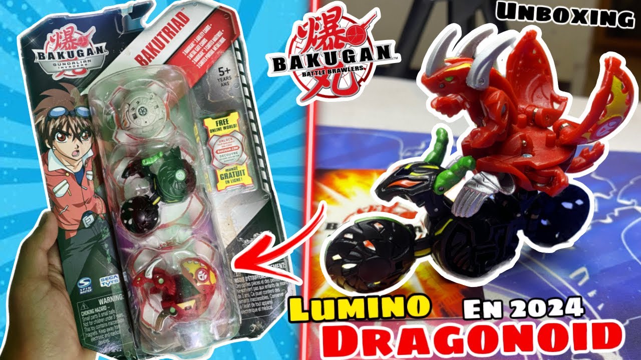 Figurine Bakugan Lumino Dragonoid Par Spin Master - Jeu De Combat