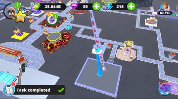 Build New Attraction Booster Ride | Real Coaster Idle Game Gameplay Android IOS