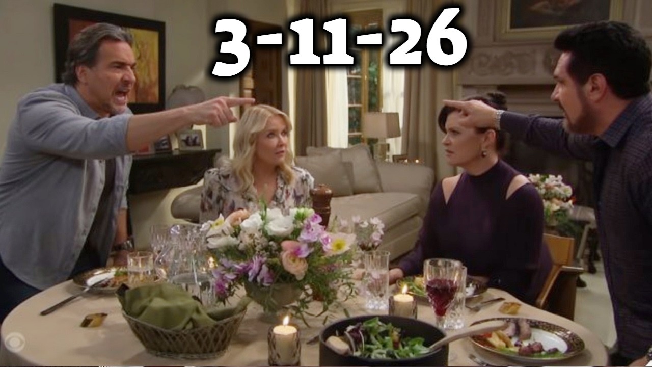 CBS The Bold and the Beautiful FULL– Wednesday, March 11, 2026:  disastrous dinner