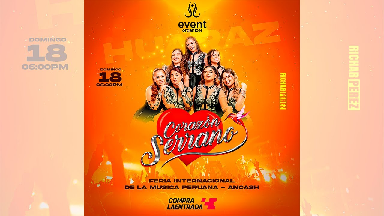 FLYER CUMBIA CORAZON SERRANO