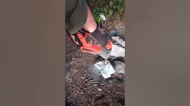 Can you drill rock one handed?  SDS #rotaryhammer test #Milwaukee M18FH/2912-20