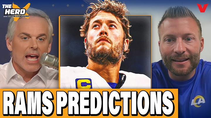 Sean McVay's PREDICTIONS for LA Rams & Matt Stafford this NFL season | THE HERD w/ Colin Cowherd
