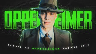 BARBIE VS OPPENHEIMER - BARBIE VS OPPENHEIMER EDIT STATUS | OPPENHEIMER EDIT STATUS #oppenheimer