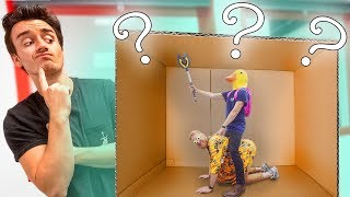 Playing A Game Of Giant Whats In The Box Challenge!