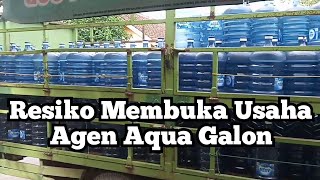 Resiko Membuka Usaha Agen Aqua Galon