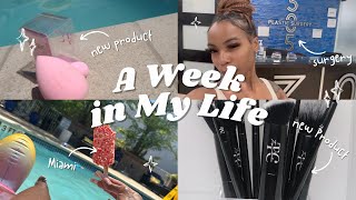 SUMMER DAY(S) IN MY LIFE VLOG: COME WITH ME TO MIAMI, &amp; NEW PRODUCT LAUNCH * DID I GET SURGERY *