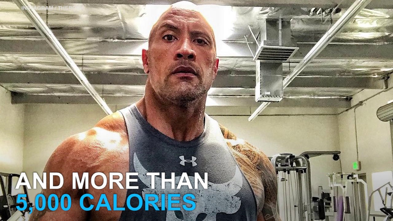Dwayne ‘The Rock’ Johnson’s crazy 5,000 calorie diet - YouTube