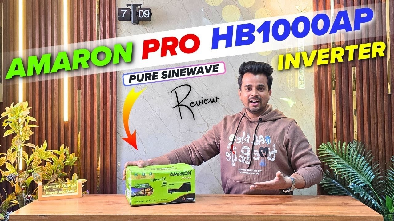 Amaron Pro HB1000AP Pure Sinewave Inverter Review 2026 🔋 | Is It Best Inverter For 2BHK/3BHK Home ?