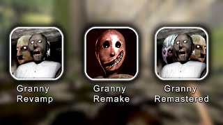 Granny Remake Vs Granny Recaptured Vs Granny Revamp Full Gameplay