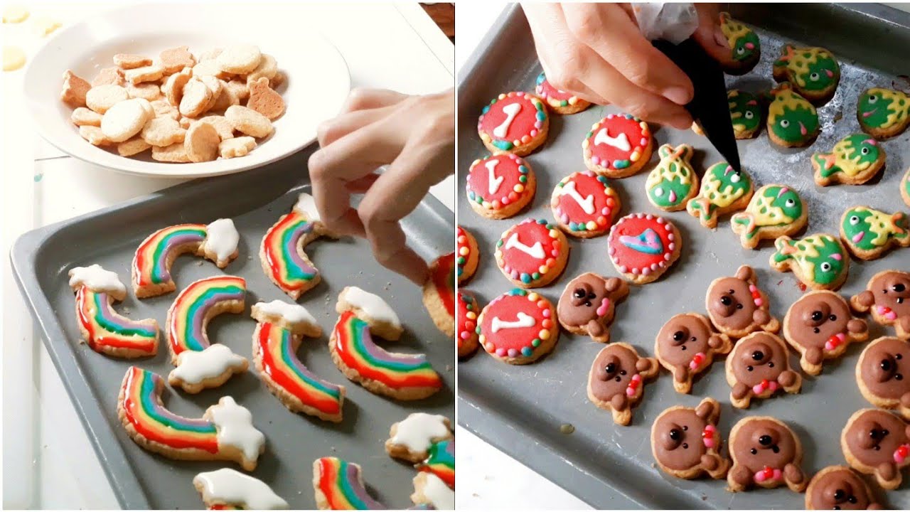 Homemade Lemon Zest Cookie Royal Icing Cookie Decoration How to make