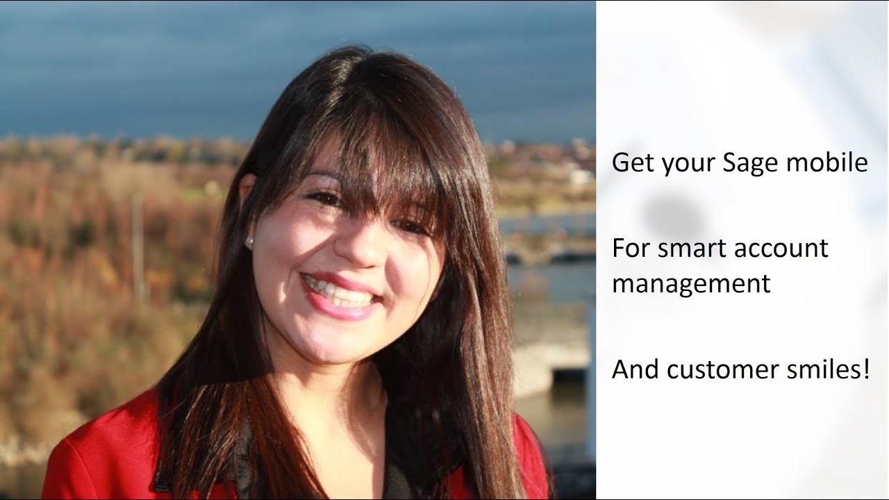 Sage mobile data access for smart account management