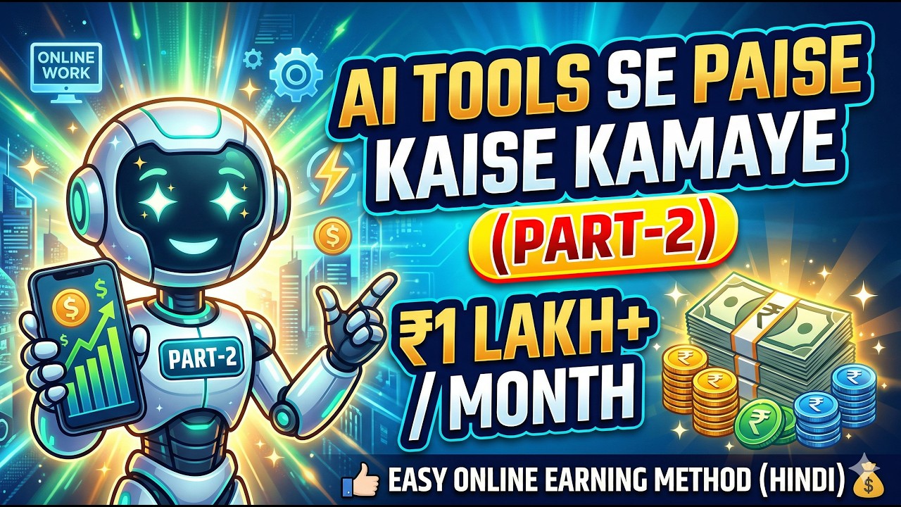 How to Earn Money Online Using AI Tools Part 2 | Monthly ₹1 Lakh+ with ...