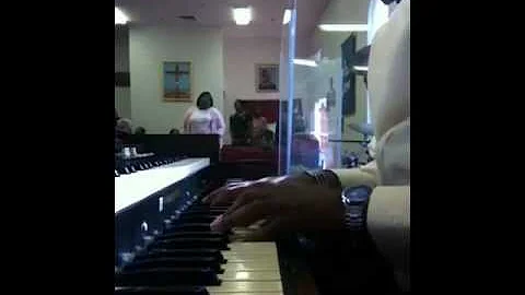 Leonard hunt playing organ