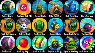 Going Balls,Rolling Sky,GyroSphere,Ball Race 3D,Rollance,Super Rolling,City Ball Run screenshot 1