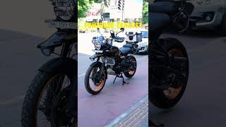 🔥 Himalayan Gets a Powerage Exhaust Upgrade! 🏔️🏍️ #himalayan450 #exhaustsound #clutchandgear #pune