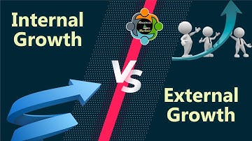 Internal and external growth in business.