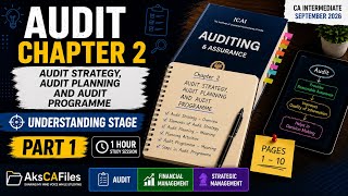 CA Inter Audit | Chapter 2 | Part 1 | AUDIT STRATEGY,AUDIT PLANNING AND AUDIT PROGRAMME | Tamil 