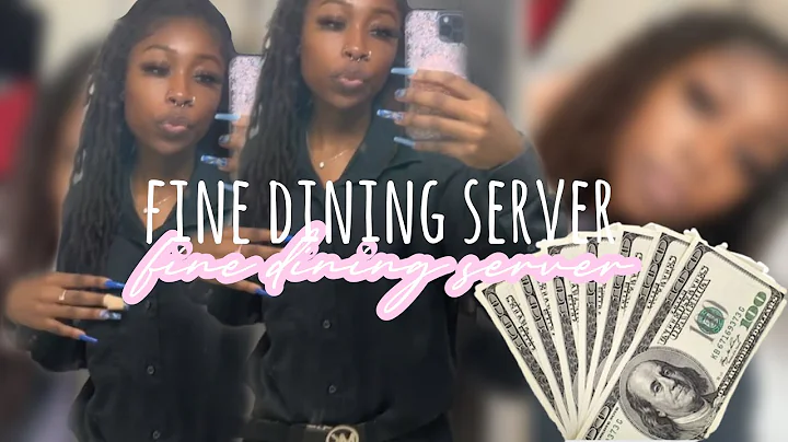 Day in the Life of a Fine Dining Server ( server vlog )