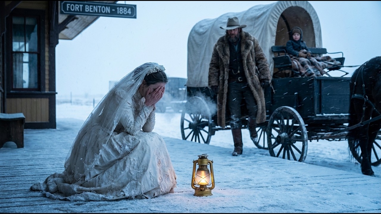 His Daughter Whispered 'She Looks Like Mommy' He Stopped the Wagon for a Stranger in a Wedding Dress