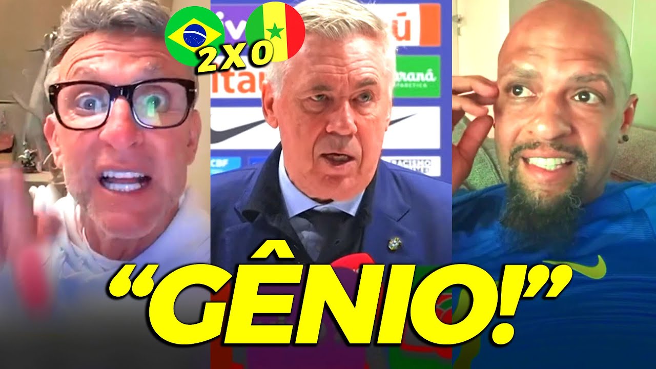CRAQUE NETO E FELIPE MELO FALARAM DA VITÓRIA DA SELEÇÃO BRASILEIRA CONTRAO SENEGAL