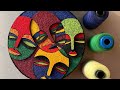 AFRICAN ANCIENT MASK DRAWING AND PAINTING TUTORIALS